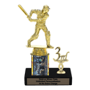 Custom Cricket Trophy - Type L Series 34003 - Anderson Trophy Co.