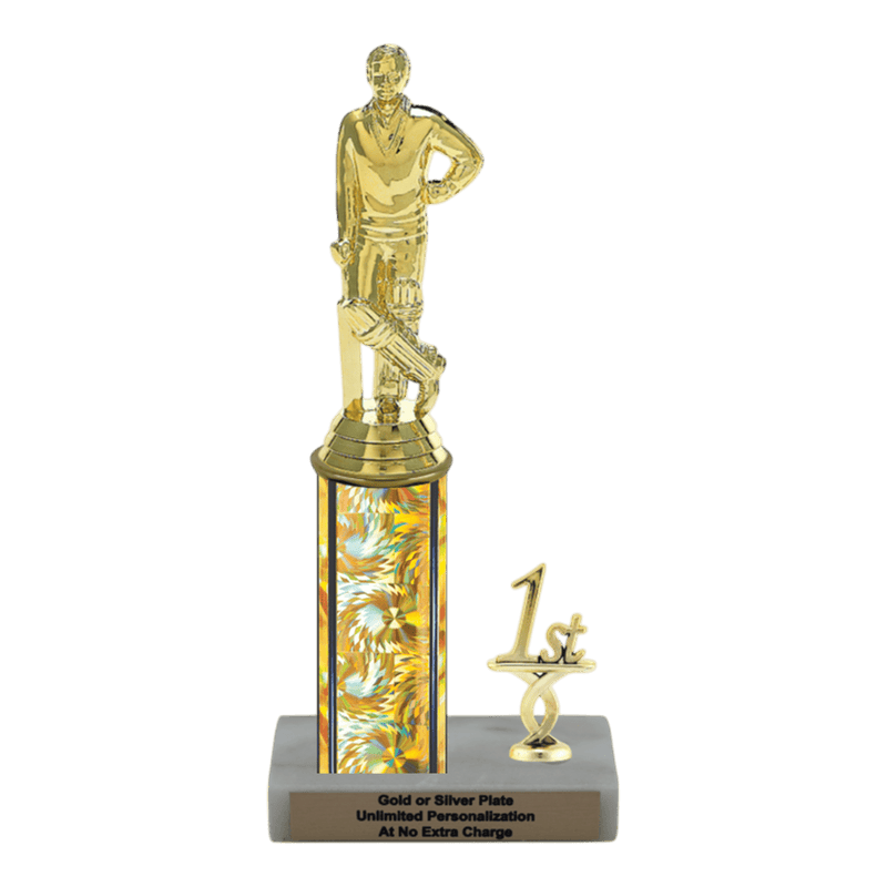 Custom Cricket Trophy - Type L Series 3531 - Anderson Trophy Co.