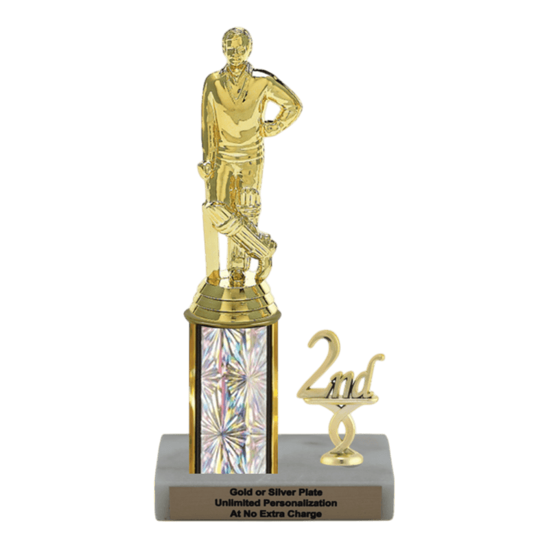 Custom Cricket Trophy - Type L Series 3531 - Anderson Trophy Co.