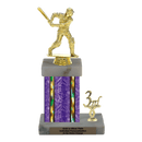 Custom Cricket Trophy - Type N Series 34003 - Anderson Trophy Co.