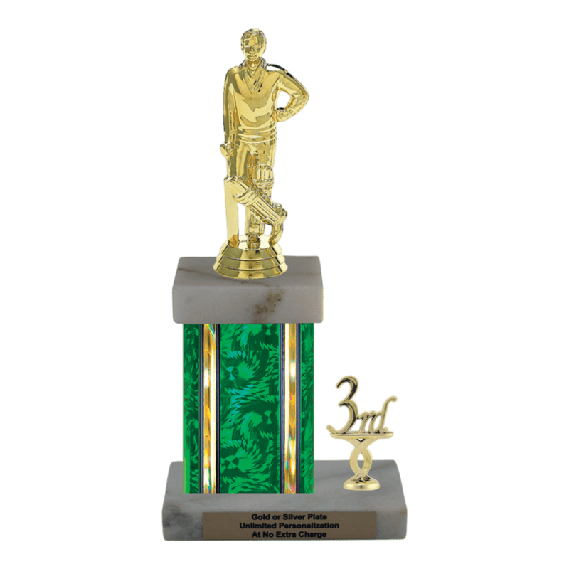 Custom Cricket Trophy - Type N Series 3531 - Anderson Trophy Co.