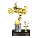 Custom Cruiser Motorcycle Trophy - Type L Series 1RP82224 - Anderson Trophy Co.