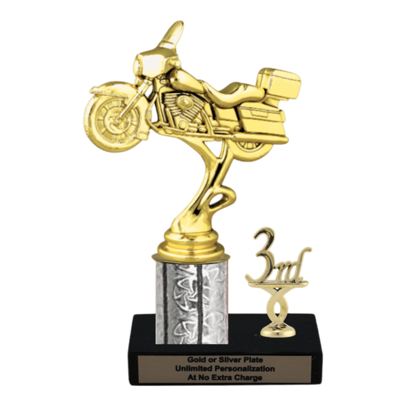 Custom Cruiser Motorcycle Trophy - Type L Series 1RP82224 - Anderson Trophy Co.