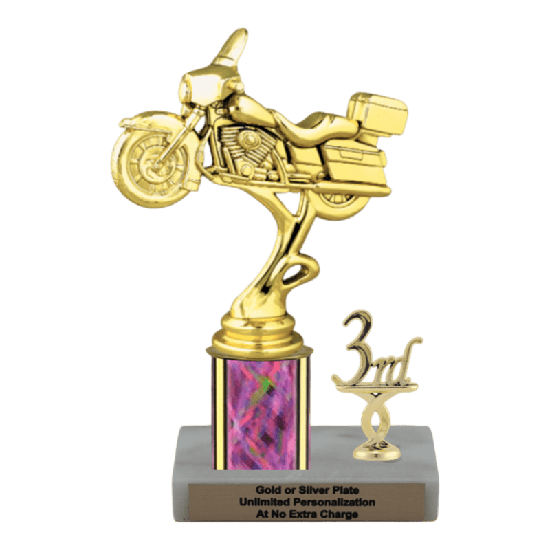 Custom Cruiser Motorcycle Trophy - Type L Series 1RP82224 - Anderson Trophy Co.