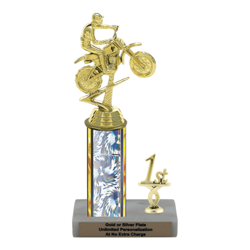 Custom Dirt Bike Motorcycle Trophy - Type L Series 3370 - Anderson Trophy Co.