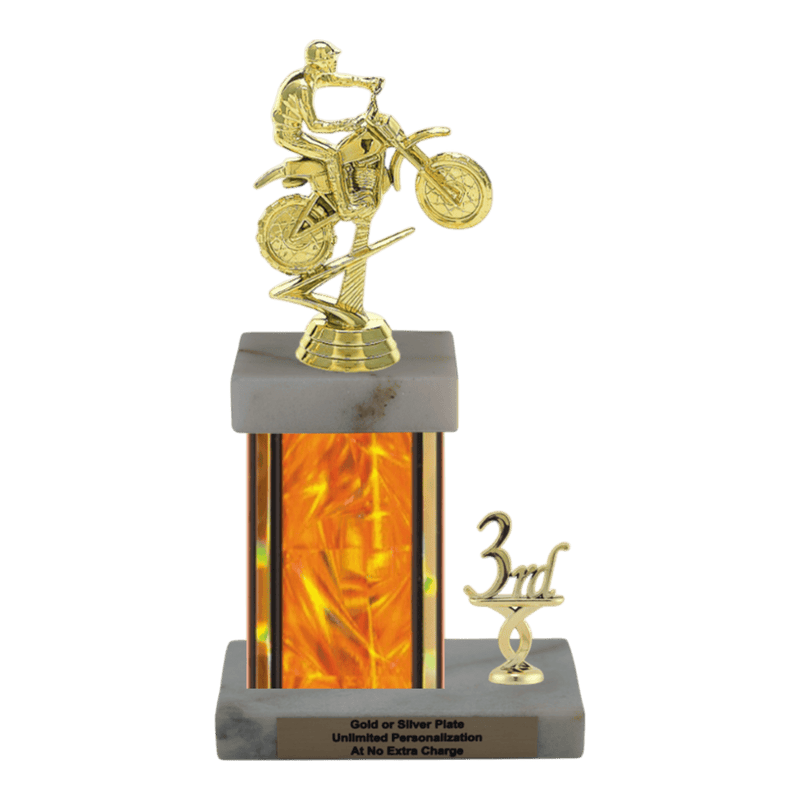 Custom Dirt Bike Motorcycle Trophy - Type N Series 3370 - Anderson Trophy Co.