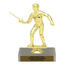 Custom Fencing Trophy - Type A Series 2F2022 - Anderson Trophy Co.