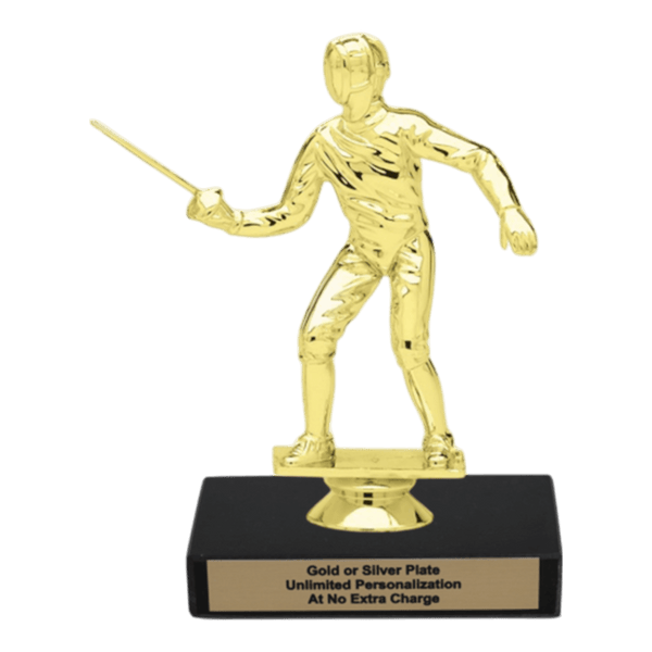 Custom Fencing Trophy - Type A Series 2F2022 - Anderson Trophy Co.