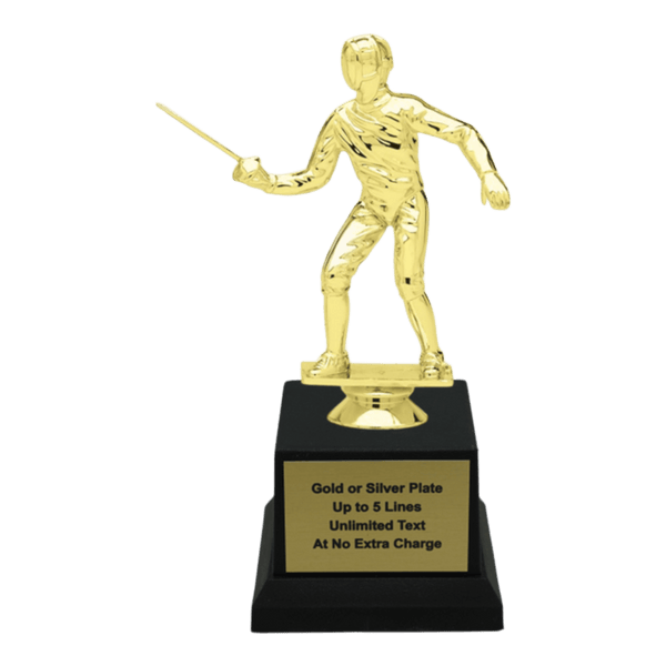 Custom Fencing Trophy - Type A1 Series 2F2022 - Anderson Trophy Co.