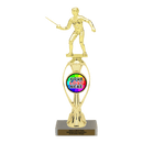 Custom Fencing Trophy - Type B Series 2F2022/36013 - Anderson Trophy Co.