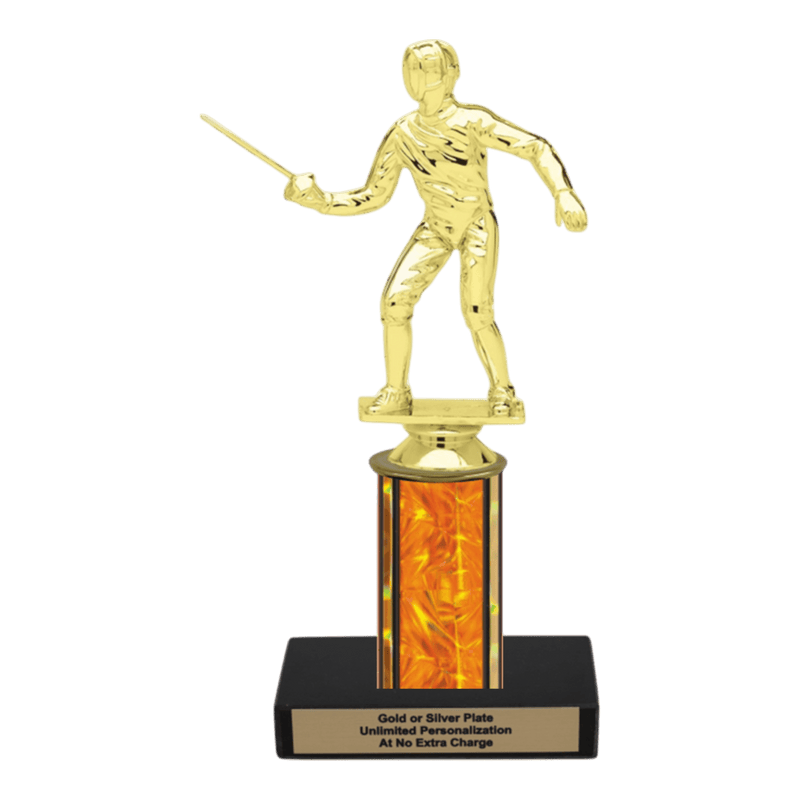 Custom Fencing Trophy - Type C Series 2F2022 - Anderson Trophy Co.