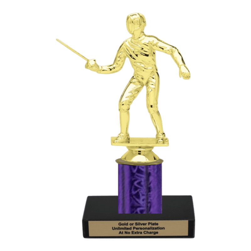 Custom Fencing Trophy - Type C Series 2F2022 - Anderson Trophy Co.