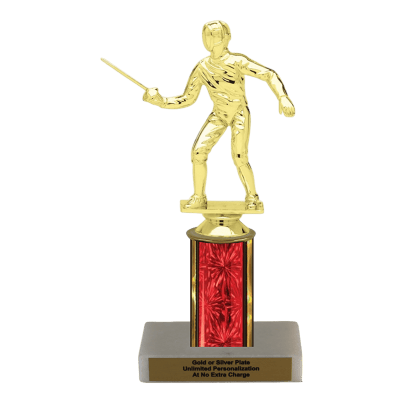 Custom Fencing Trophy - Type C Series 2F2022 - Anderson Trophy Co.