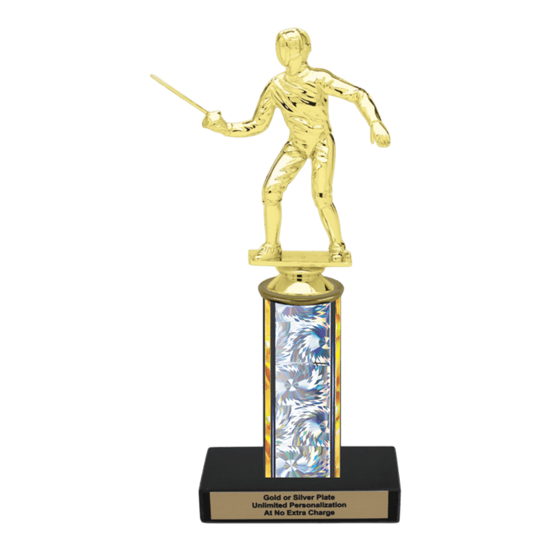 Custom Fencing Trophy - Type C Series 2F2022 - Anderson Trophy Co.