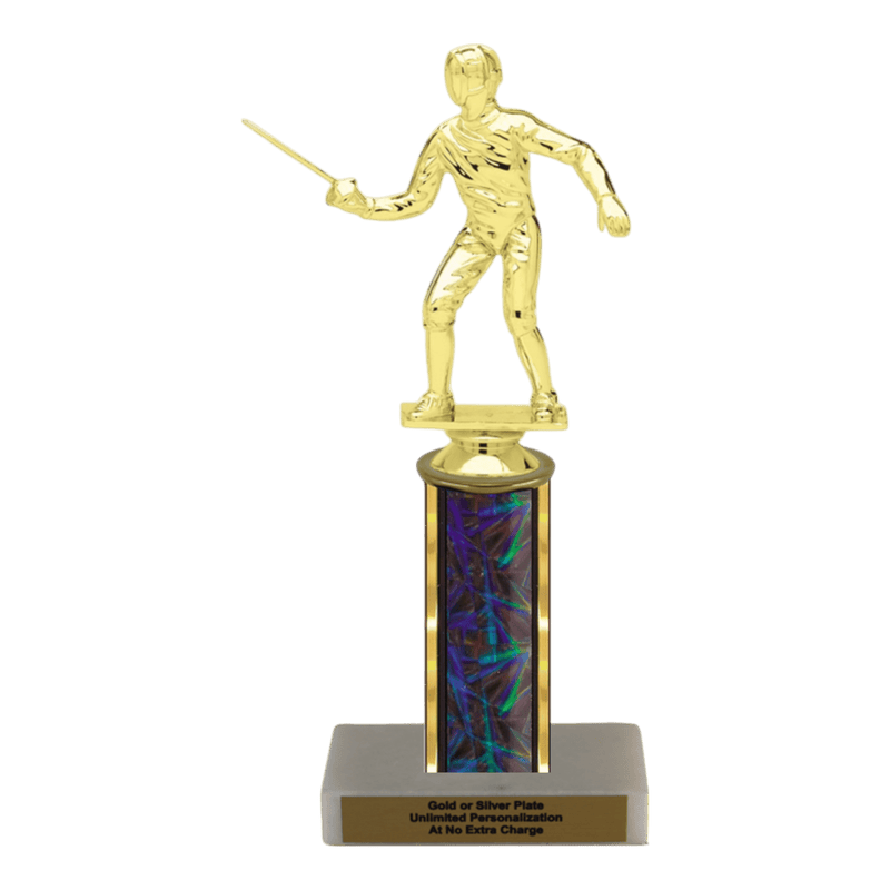 Custom Fencing Trophy - Type C Series 2F2022 - Anderson Trophy Co.