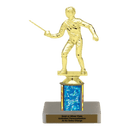 Custom Fencing Trophy - Type C Series 2F2022 - Anderson Trophy Co.