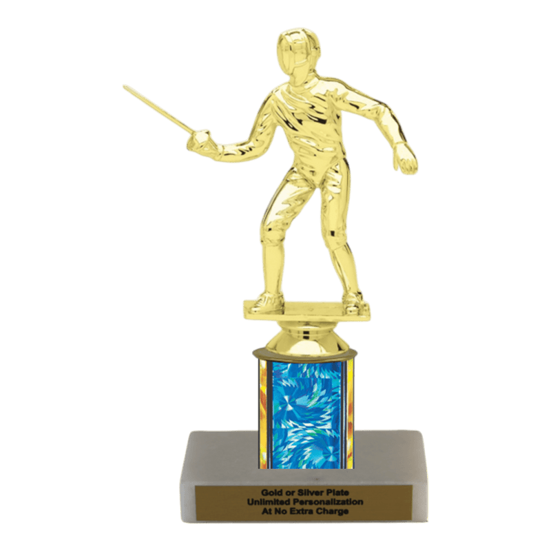 Custom Fencing Trophy - Type C Series 2F2022 - Anderson Trophy Co.