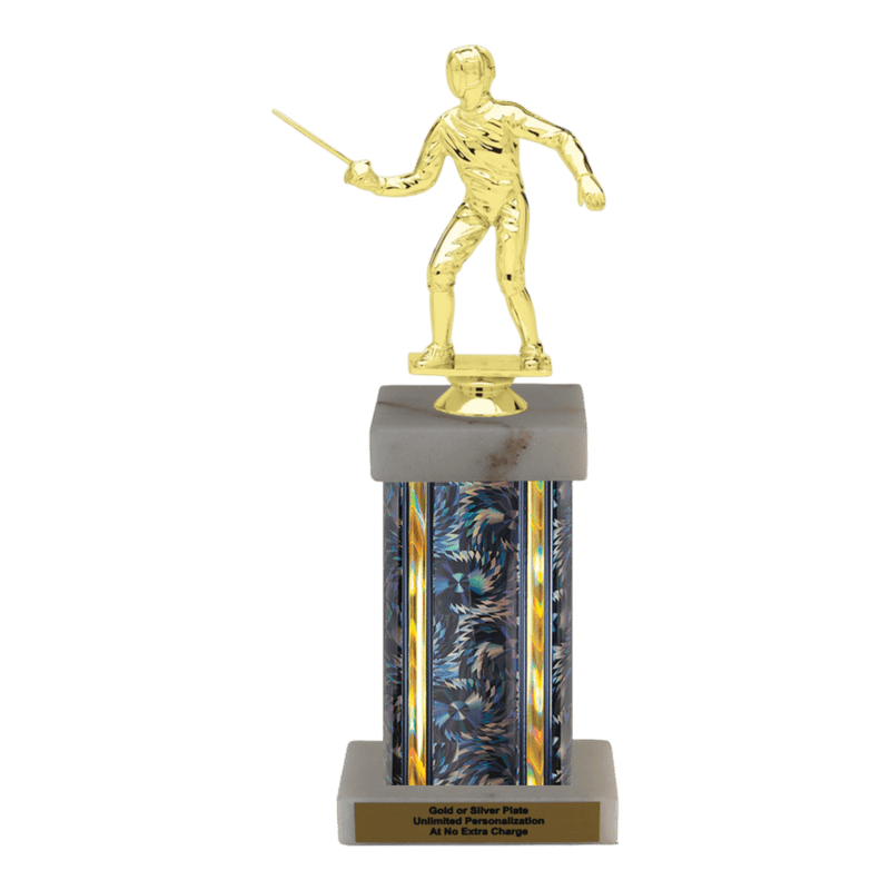 Custom Fencing Trophy - Type F Series 2F2022 - Anderson Trophy Co.