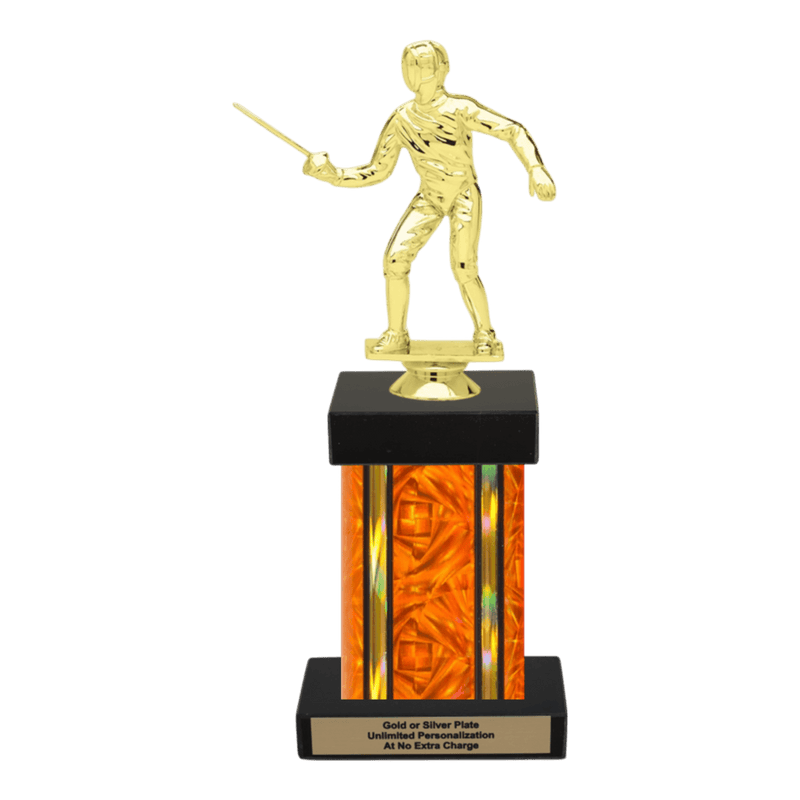 Custom Fencing Trophy - Type F Series 2F2022 - Anderson Trophy Co.