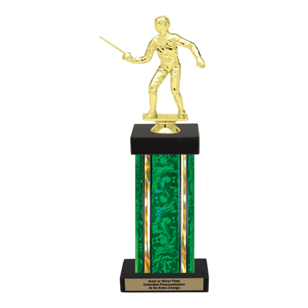 Custom Fencing Trophy - Type F Series 2F2022 - Anderson Trophy Co.