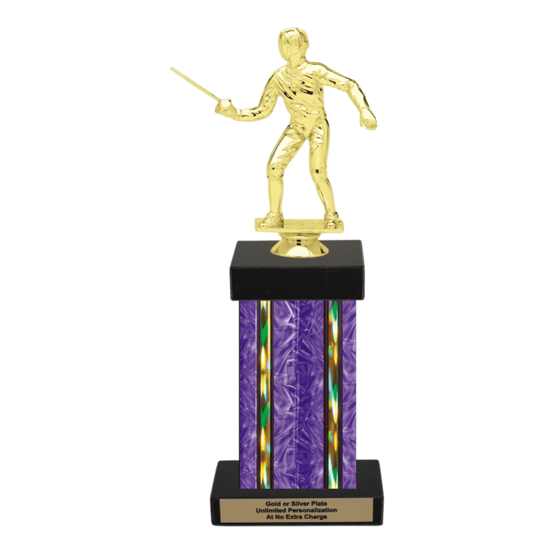 Custom Fencing Trophy - Type F Series 2F2022 - Anderson Trophy Co.