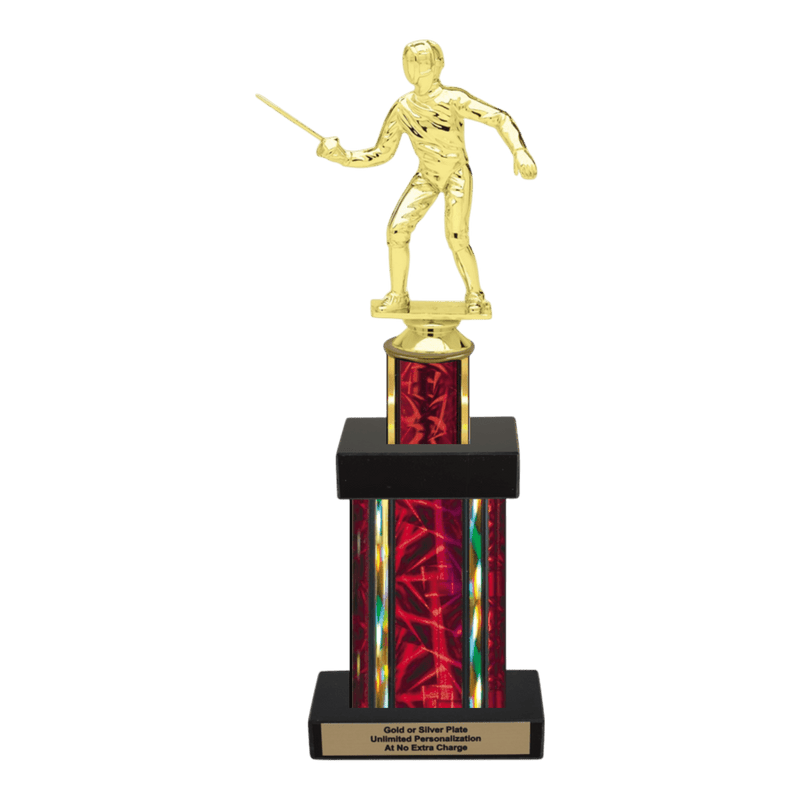 Custom Fencing Trophy - Type G Series 2F2022 - Anderson Trophy Co.