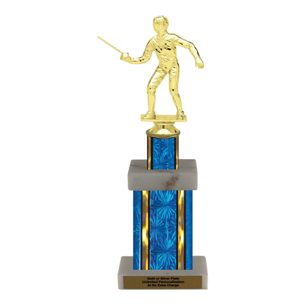 Custom Fencing Trophy - Type G Series 2F2022 - Anderson Trophy Co.