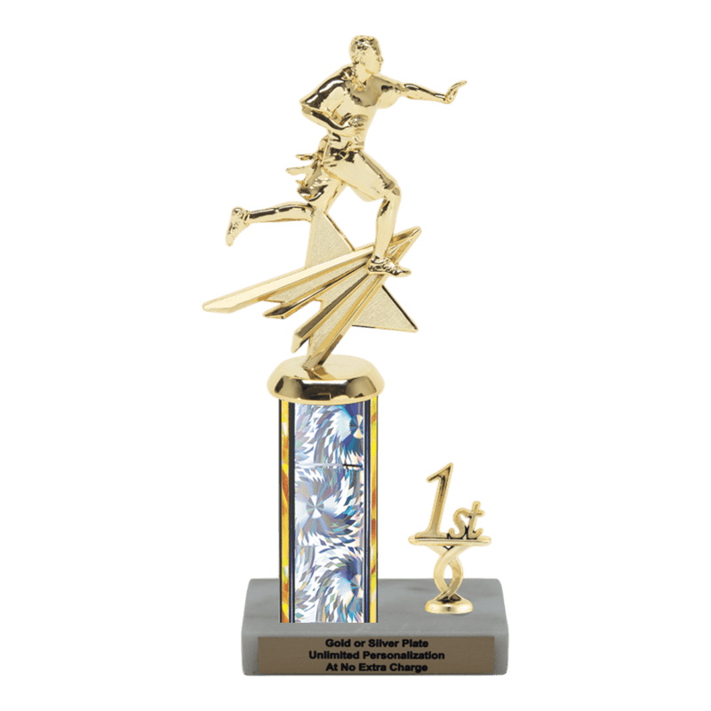 Custom Flag Football Trophy - Type L Series 32545 - Anderson Trophy Co.