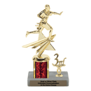 Custom Flag Football Trophy - Type L Series 32545 - Anderson Trophy Co.