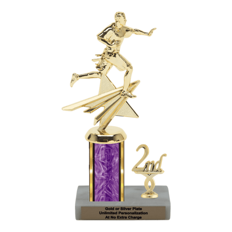 Custom Flag Football Trophy - Type L Series 32545 - Anderson Trophy Co.