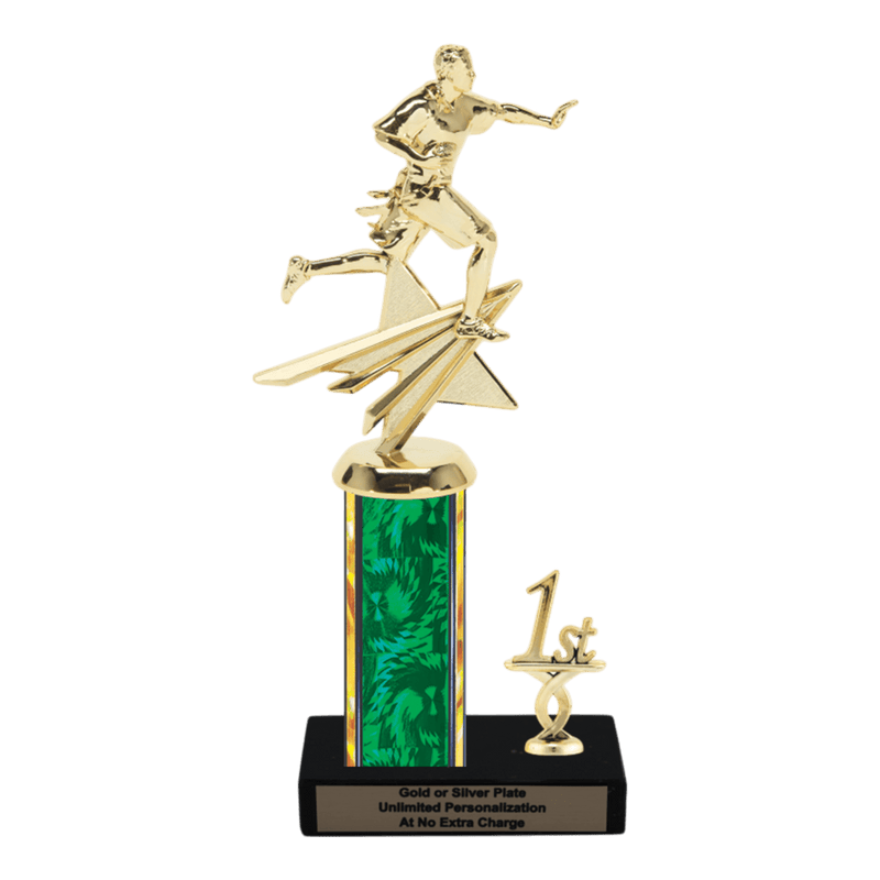 Custom Flag Football Trophy - Type L Series 32545 - Anderson Trophy Co.