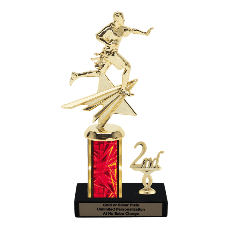 Custom Flag Football Trophy - Type L Series 32545 - Anderson Trophy Co.