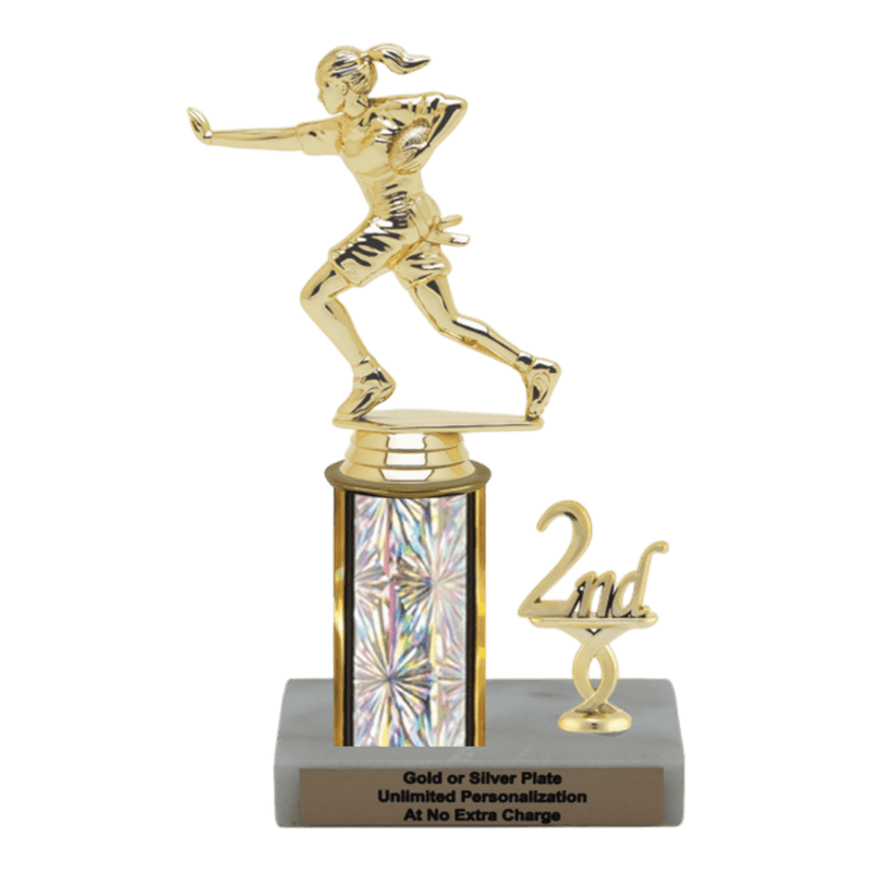 Custom Flag Football Trophy - Type L Series 34045 - Anderson Trophy Co.