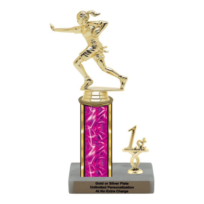 Custom Flag Football Trophy - Type L Series 34045 - Anderson Trophy Co.