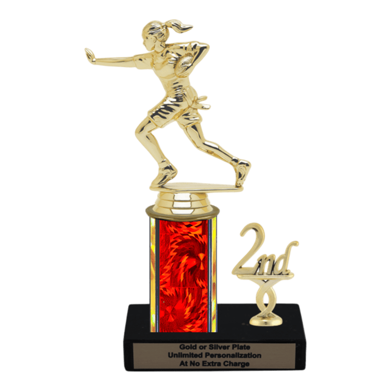 Custom Flag Football Trophy - Type L Series 34045 - Anderson Trophy Co.