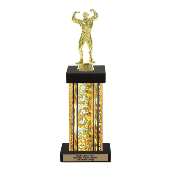 Custom Flex Bodybuilding Trophy - Type F Series 3400 - Anderson Trophy Co.