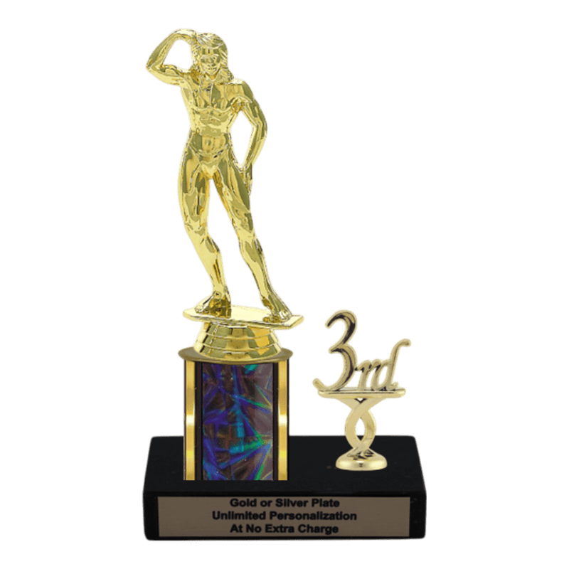 Custom Flex Bodybuilding Trophy - Type L Series 3400 - Anderson Trophy Co.