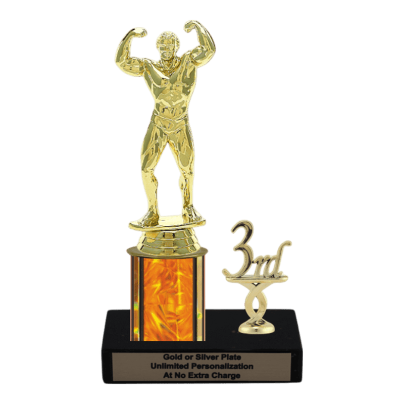 Custom Flex Bodybuilding Trophy - Type L Series 3400 - Anderson Trophy Co.