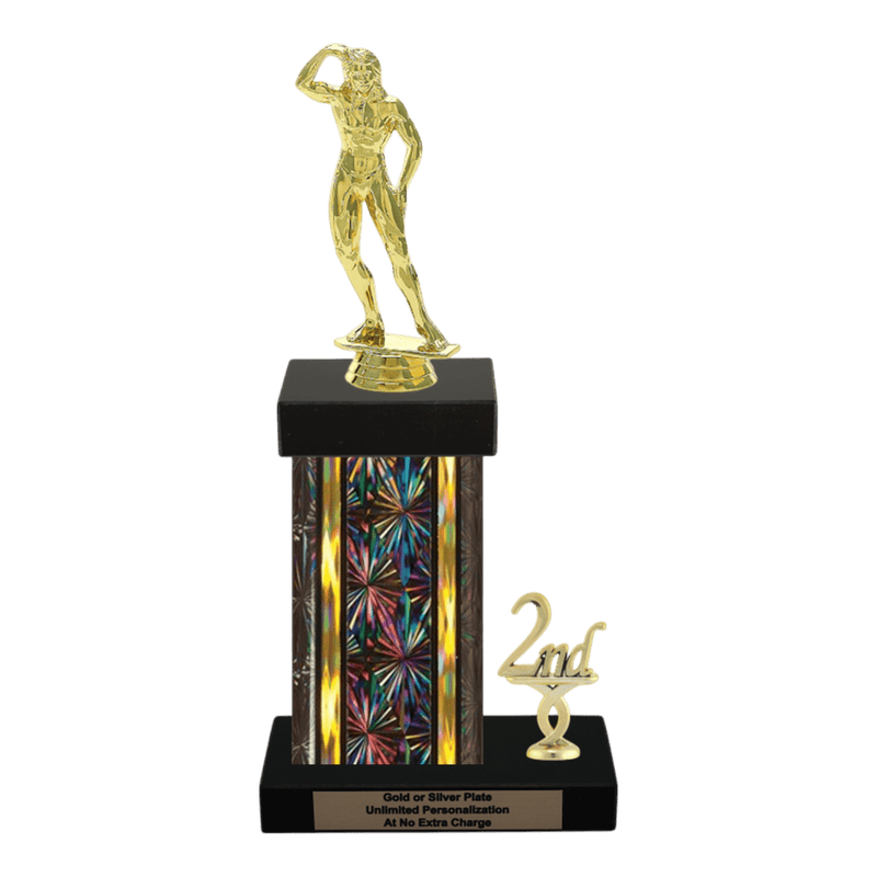 Custom Flex Bodybuilding Trophy - Type N Series 3400 - Anderson Trophy Co.