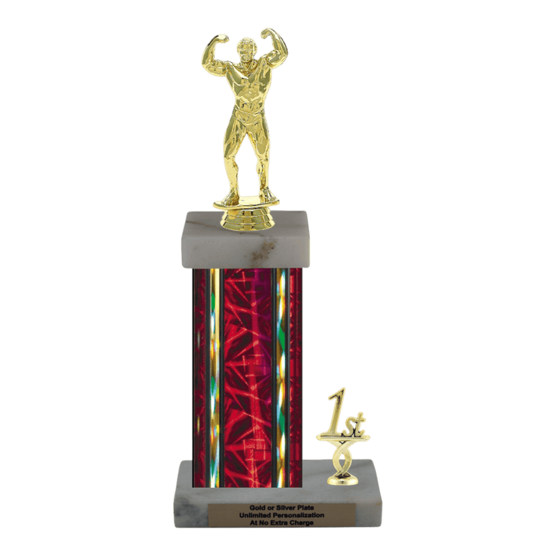 Custom Flex Bodybuilding Trophy - Type N Series 3400 - Anderson Trophy Co.