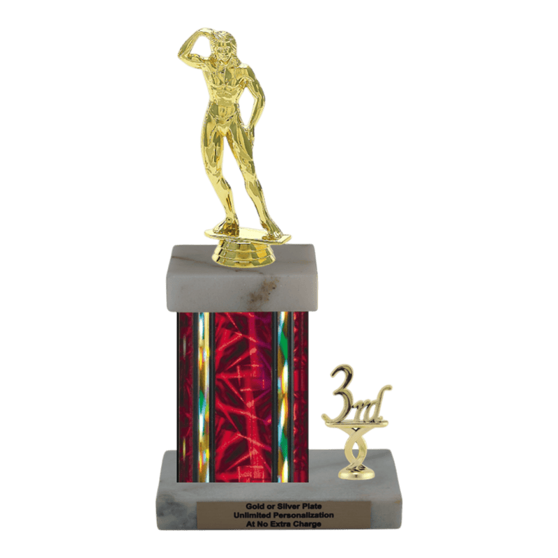 Custom Flex Bodybuilding Trophy - Type N Series 3400 - Anderson Trophy Co.