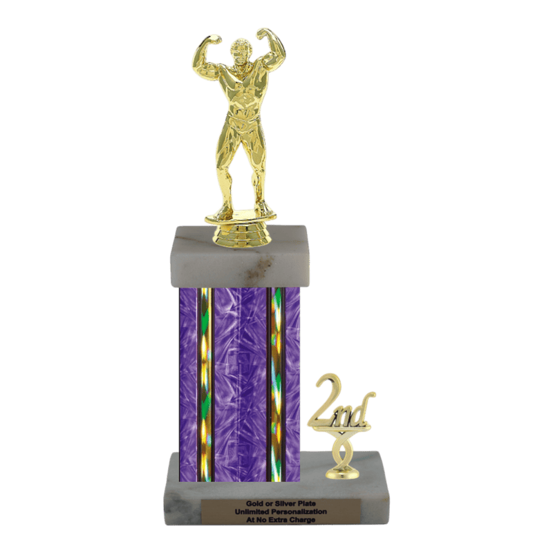 Custom Flex Bodybuilding Trophy - Type N Series 3400 - Anderson Trophy Co.