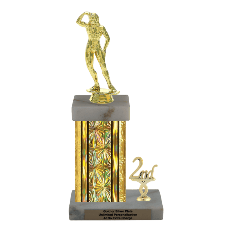 Custom Flex Bodybuilding Trophy - Type N Series 3400 - Anderson Trophy Co.