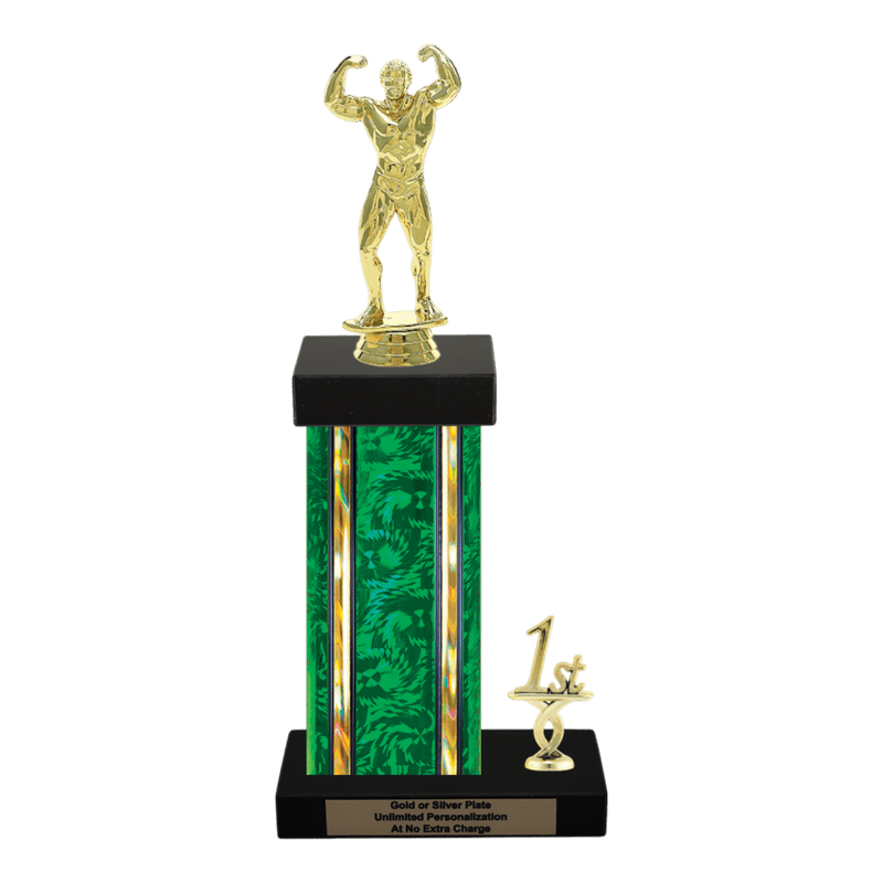 Custom Flex Bodybuilding Trophy - Type N Series 3400 - Anderson Trophy Co.