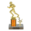 Custom Football Runner Trophy - Type L Series 3500 - Anderson Trophy Co.