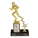 Custom Football Runner Trophy - Type L Series 3500 - Anderson Trophy Co.