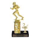 Custom Football Runner Trophy - Type L Series 3500 - Anderson Trophy Co.