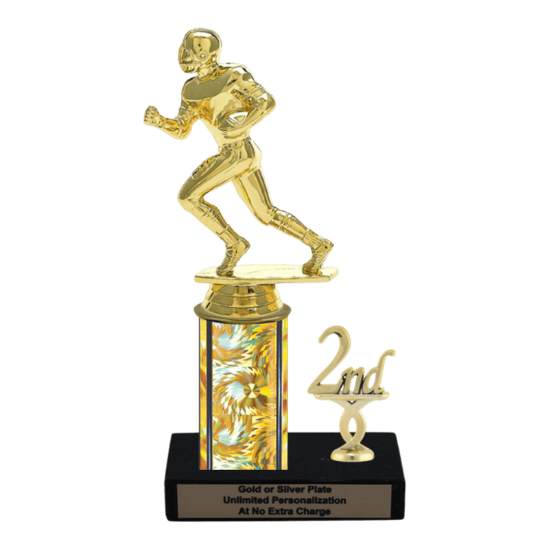 Custom Football Runner Trophy - Type L Series 3500 - Anderson Trophy Co.