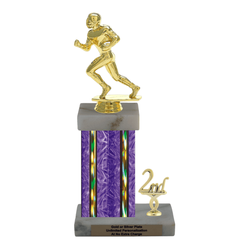 Custom Football Runner Trophy - Type N Series 3500 - Anderson Trophy Co.