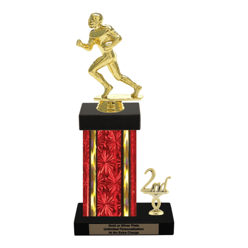 Custom Football Runner Trophy - Type N Series 3500 - Anderson Trophy Co.